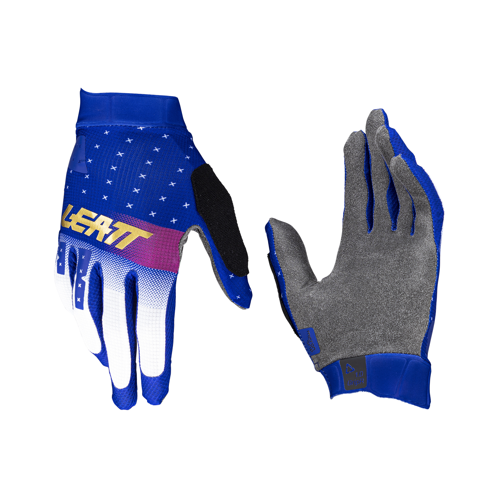 Leatt Gloves Mtb 1.0 Gripr Ultra Blue, Best MTB apparel